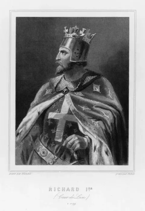 Framed Print : RICHARD I 1157 - 1199 Framed Print : RICHARD I 1157 - 1199