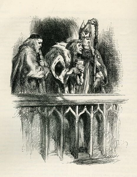 Richard III - pretending he is too holy to want to become king.. 1862