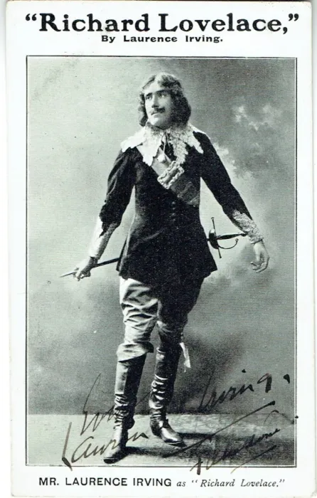 Framed Print : Richard Lovelace by Laurence Irving Framed Print : Richard Lovelace by Laurence Irving