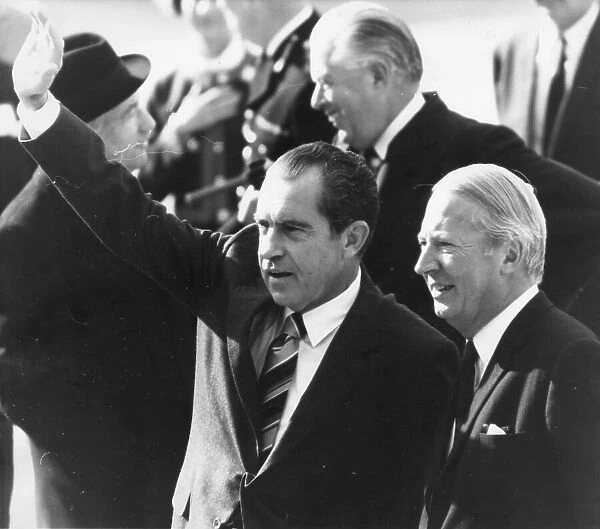 Richard Nixon with Edward Heath