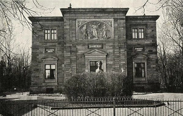 RICHARD WAGNER German composers villa, Wahnfried, at Bayreuth