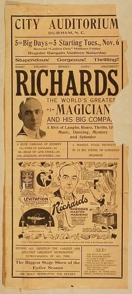 Richards, the worlds greatest magician and his big company