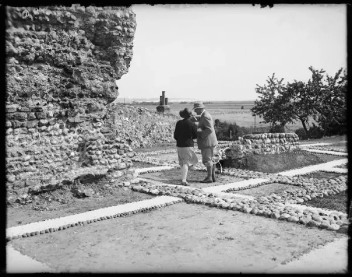 Framed Print : Richborough Excavations Framed Print : Richborough Excavations
