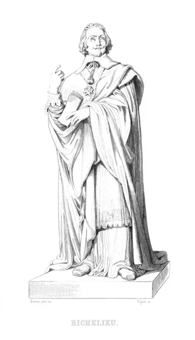 Framed Print : Richelieu Statue Framed Print : Richelieu Statue