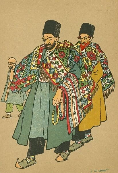 Two richly adorned Georgian Jews