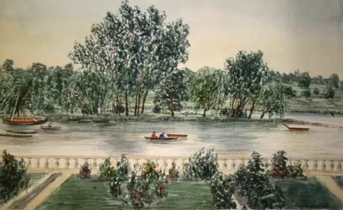 Framed Print : Richmond. Date: circa 1840s Framed Print : Richmond. Date: circa 1840s