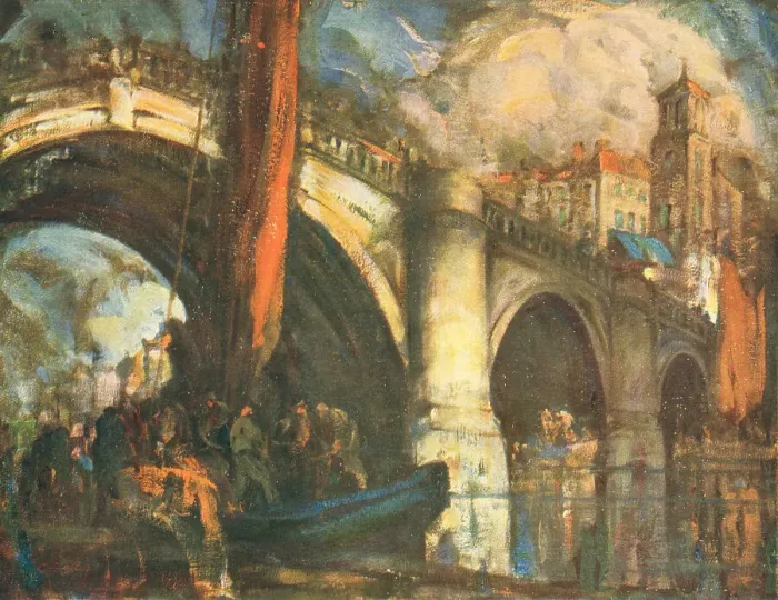 Framed Print : Richmond Bridge, London Framed Print : Richmond Bridge, London