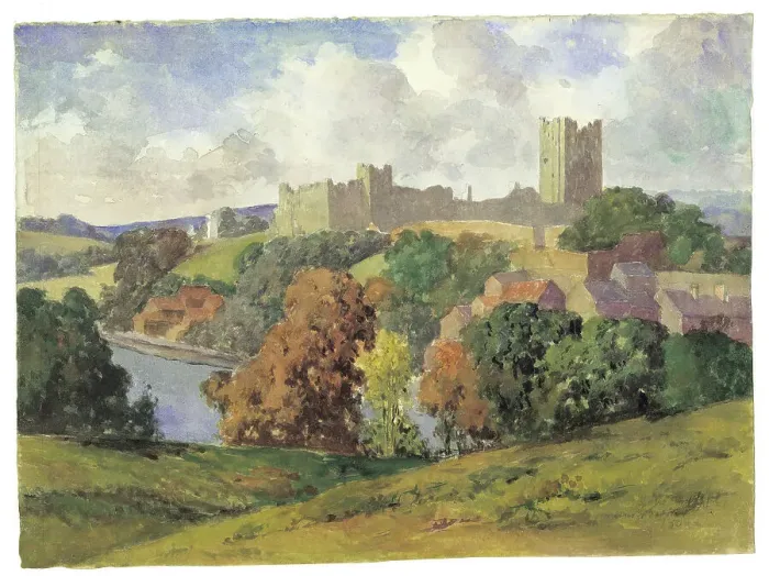 Framed Print : Richmond Castle, Yorkshire Framed Print : Richmond Castle, Yorkshire
