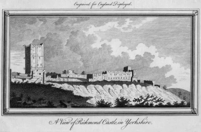 Framed Print : Richmond Castle, Yorkshire Framed Print : Richmond Castle, Yorkshire