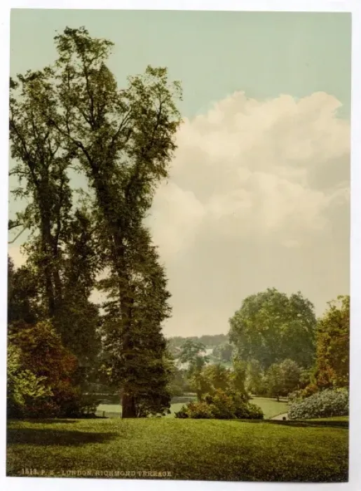Framed Print : Richmond, the terrace, London and suburbs, England Framed Print : Richmond, the terrace, London and suburbs, England