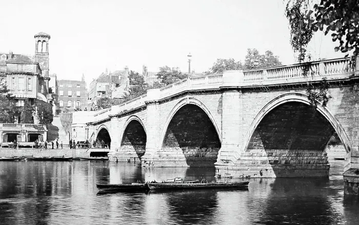 Framed Print : Richmond Upon Thames, Victorian period Framed Print : Richmond Upon Thames, Victorian period