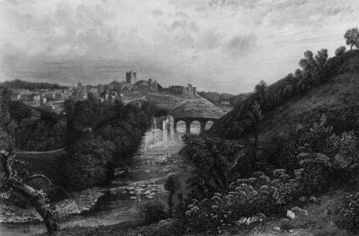 Framed Print : Richmond, Yorkshire Framed Print : Richmond, Yorkshire