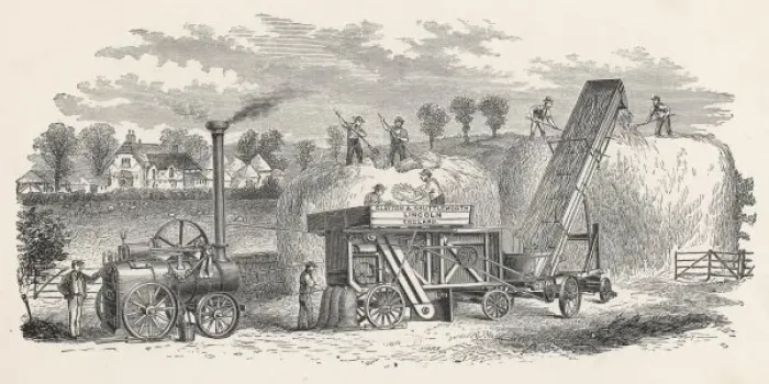 Framed Print : Rick-Making Machine Framed Print : Rick-Making Machine