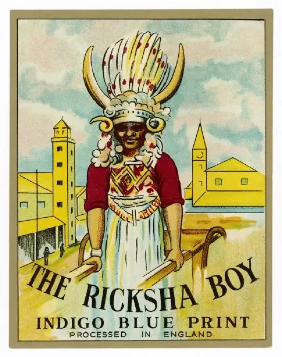 Framed Print : Ricksha Boy Label Framed Print : Ricksha Boy Label