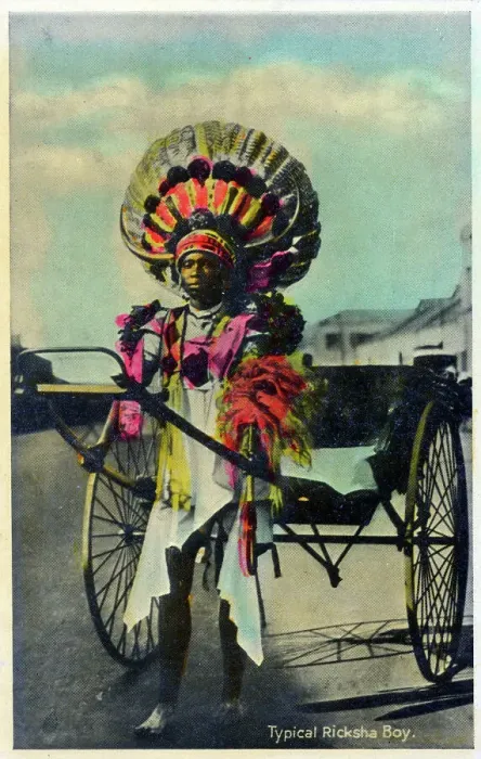 Framed Print : A Rickshaw boy of Durban, South Africa Framed Print : A Rickshaw boy of Durban, South Africa