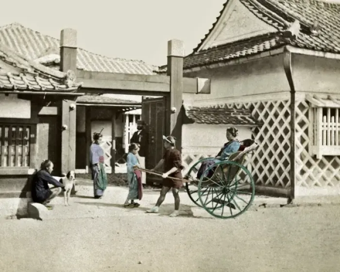 Framed Print : Rickshaw, Japan Framed Print : Rickshaw, Japan