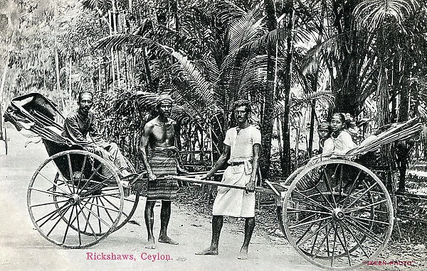 Rickshaws and Drivers, Sri Lanka