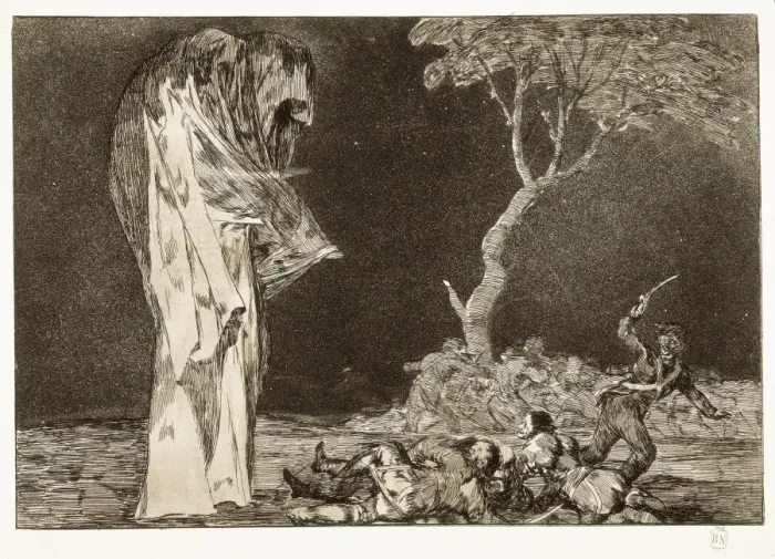 Framed Print : Riddle of fear. Plate 2 of Proverbs Framed Print : Riddle of fear. Plate 2 of Proverbs