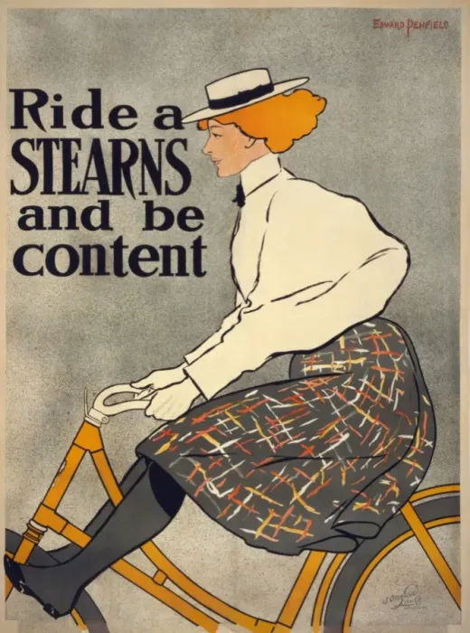 Framed Print : Ride a Stearns and be content Framed Print : Ride a Stearns and be content