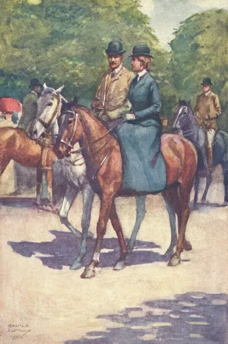 Framed Print : Riding in Rotten Row Framed Print : Riding in Rotten Row