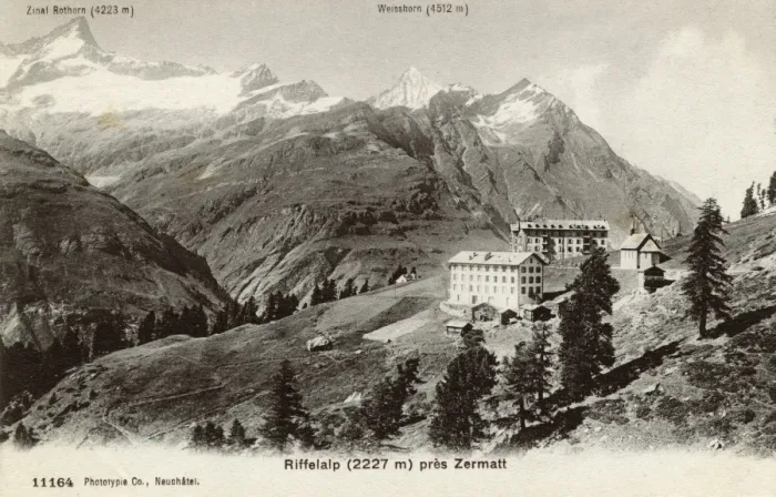 Framed Print : Rieffelalp nr Zermatt, Switzerland, Zinalrothorn & Weisshorn Framed Print : Rieffelalp nr Zermatt, Switzerland, Zinalrothorn & Weisshorn