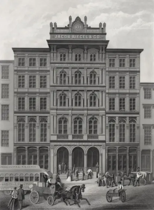 Framed Print : Riegel, Scott & Co. importers and jobbers of dry goods... Ph Framed Print : Riegel, Scott & Co. importers and jobbers of dry goods... Ph