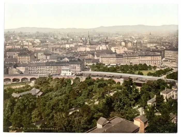 Framed Print : From Riesinrad, Vienna, Austro-Hungary Framed Print : From Riesinrad, Vienna, Austro-Hungary