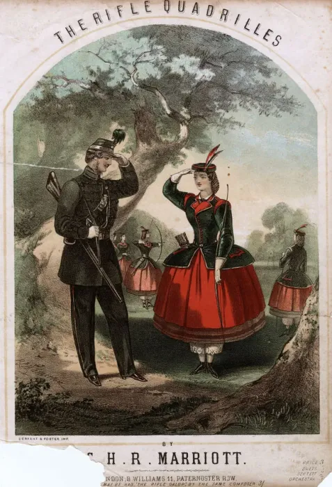 Framed Print : The Rifle Quadrille, by C H R Marriott Framed Print : The Rifle Quadrille, by C H R Marriott