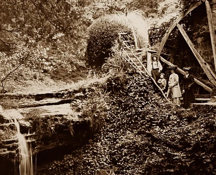 Framed Print : Rigg Mill near Whitby, Victorian period Framed Print : Rigg Mill near Whitby, Victorian period
