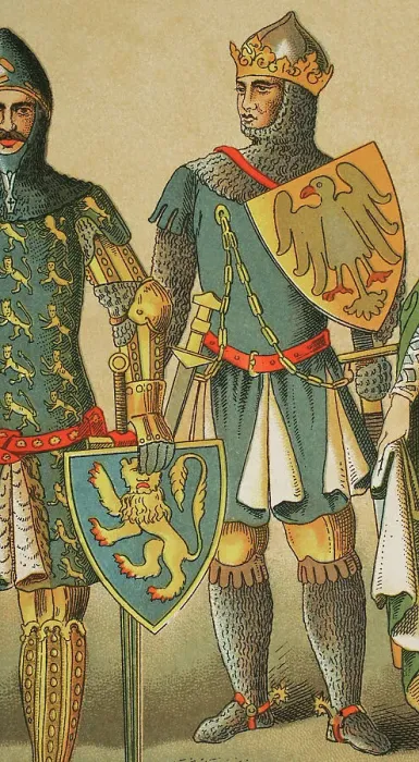 Framed Print : Right: Ludwig IV of Bavaria (1282-1347). Holy Framed Print : Right: Ludwig IV of Bavaria (1282-1347). Holy