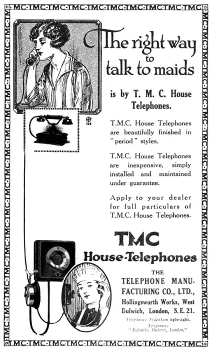 Framed Print : The Right Way to Speak to Maids - TMC house telephones Framed Print : The Right Way to Speak to Maids - TMC house telephones