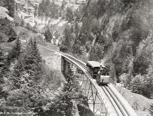 Rigi funicular railway, Switzerland