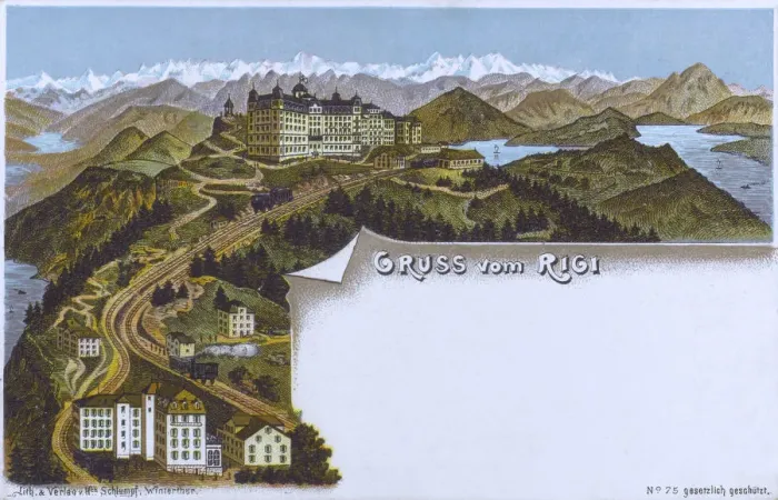Framed Print : Rigi-Kulm, Switzerland Framed Print : Rigi-Kulm, Switzerland