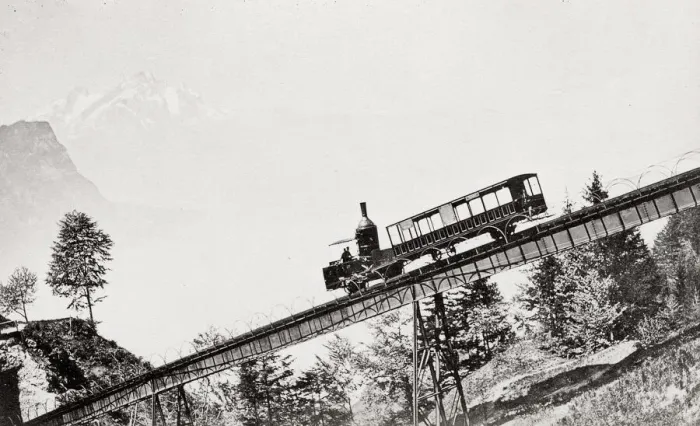 Framed Print : Rigibahn Rigi railway, Swiss Alps, Switzerland Framed Print : Rigibahn Rigi railway, Swiss Alps, Switzerland
