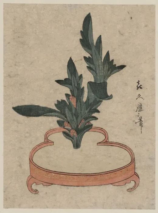 Framed Print : Rikka flower arrangement of Haran Framed Print : Rikka flower arrangement of Haran