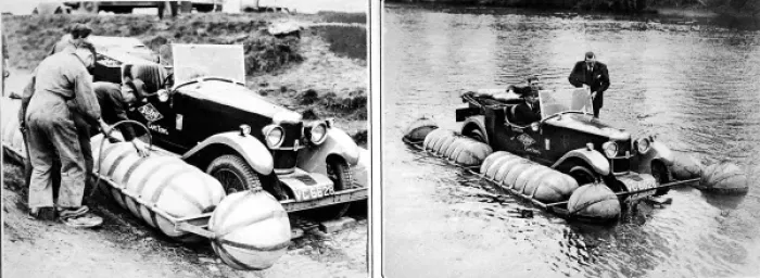 Framed Print : The Riley Amphibian Floatercar Framed Print : The Riley Amphibian Floatercar