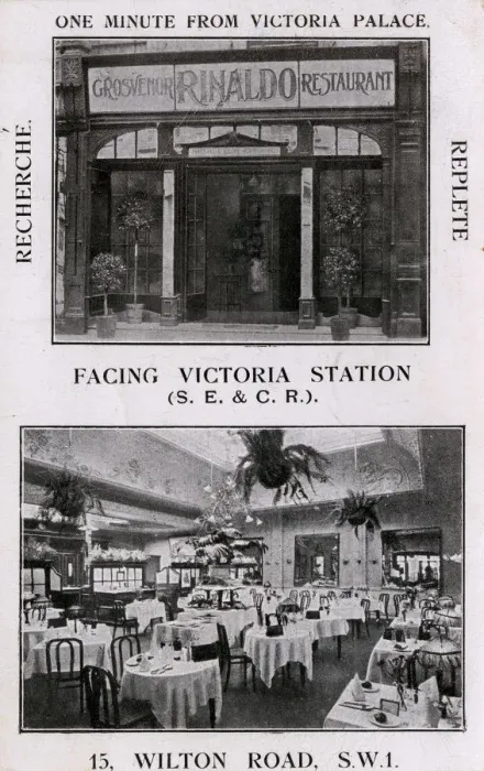 Framed Print : Rinaldo Grosvenor Restaurant - 15 Wilton Road, Pimlico Framed Print : Rinaldo Grosvenor Restaurant - 15 Wilton Road, Pimlico
