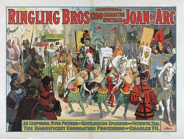 Ringling Bros. tremendous 1200 character spectacle Joan of A