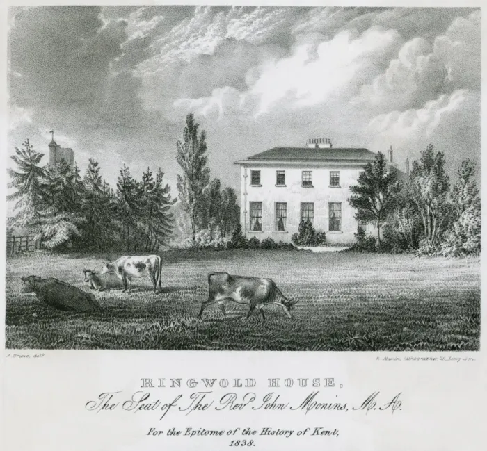 Framed Print : Ringwold House, Kent Framed Print : Ringwold House, Kent