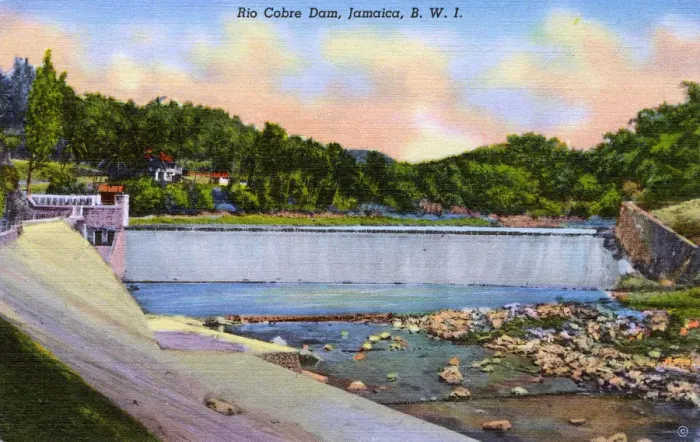 Framed Print : Rio Cobre Dam, Jamaica, West Indies, Caribbean Framed Print : Rio Cobre Dam, Jamaica, West Indies, Caribbean