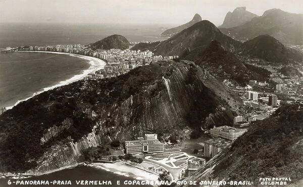 Rio de Janeiro, Brazil - Vermelha and Copacabana Beaches