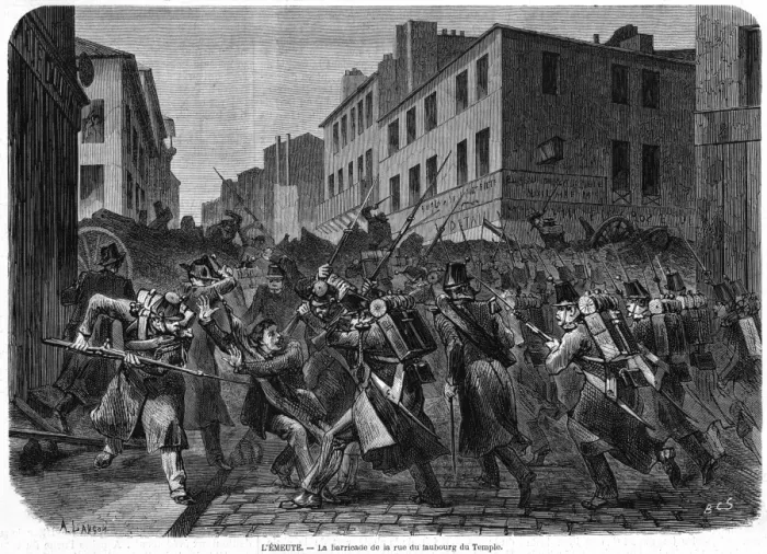 Framed Print : Rioting in Paris Framed Print : Rioting in Paris