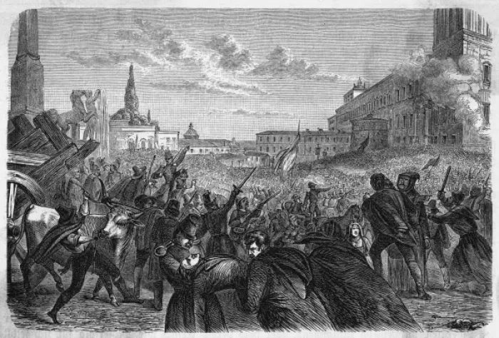 Framed Print : Rioting in Rome Framed Print : Rioting in Rome