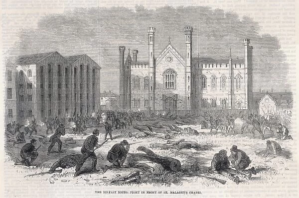 Riots at Belfast 1864