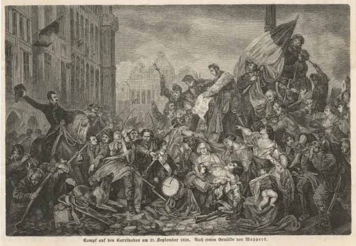Framed Print : Riots in Brussels - 1 Framed Print : Riots in Brussels - 1