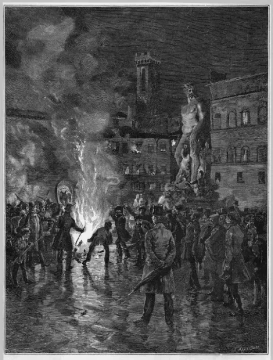 Framed Print : Riots in Firenze Framed Print : Riots in Firenze
