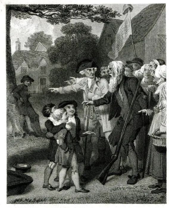 Framed Print : Rip Van Winkle drawn by R. Westall, R. A Framed Print : Rip Van Winkle drawn by R. Westall, R. A