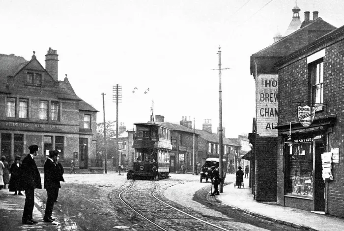 Framed Print : Ripley Nottingham Road early 1900s Framed Print : Ripley Nottingham Road early 1900s