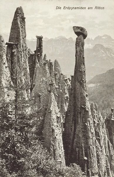 Ritten Plateau, Tyrol, Italy - Erdpyramids