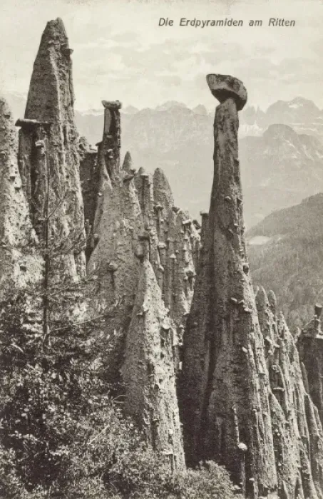 Framed Print : Ritten Plateau, Tyrol, Italy - Erdpyramids Framed Print : Ritten Plateau, Tyrol, Italy - Erdpyramids